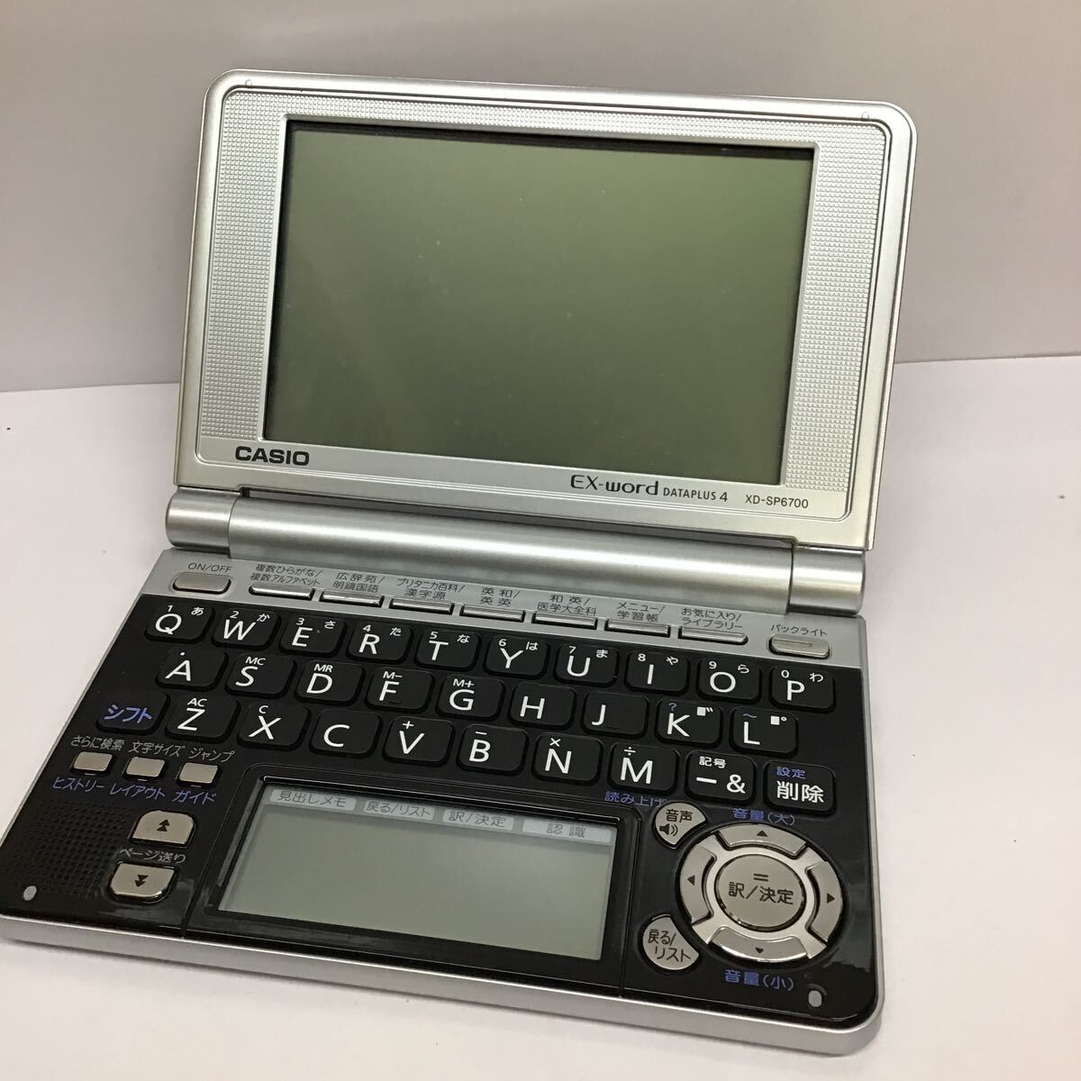 CASIO EX-word computerized dictionary XD-SP6700 100 contents many dictionary neitib7 pieces country TTS sound correspondence main panel handwriting . panel installing [ Junk ]