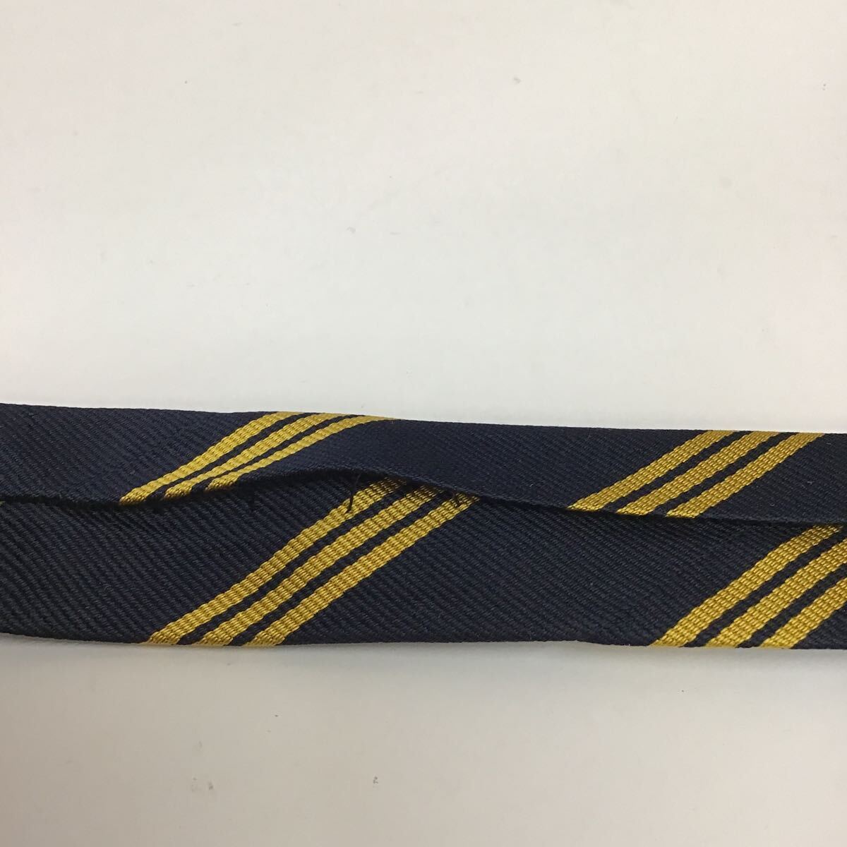 Ralph Lauren necktie pattern necktie navy yellow Ralph Lauren [ used ]