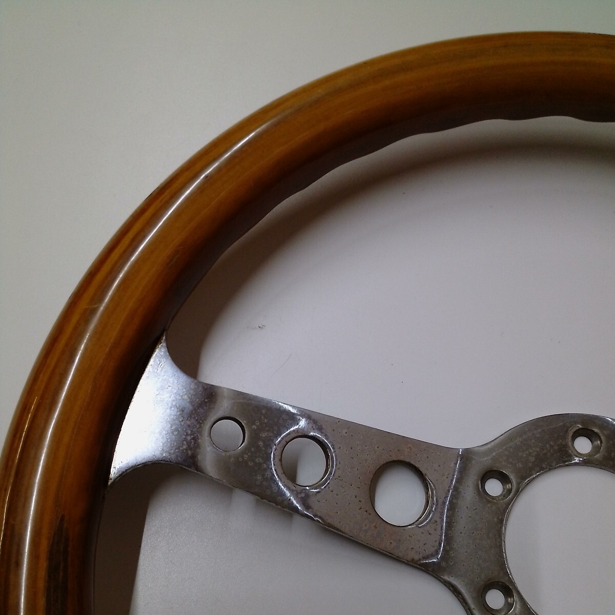 pei ton wooden steering wheel steering wheel that time thing old car [ used ]