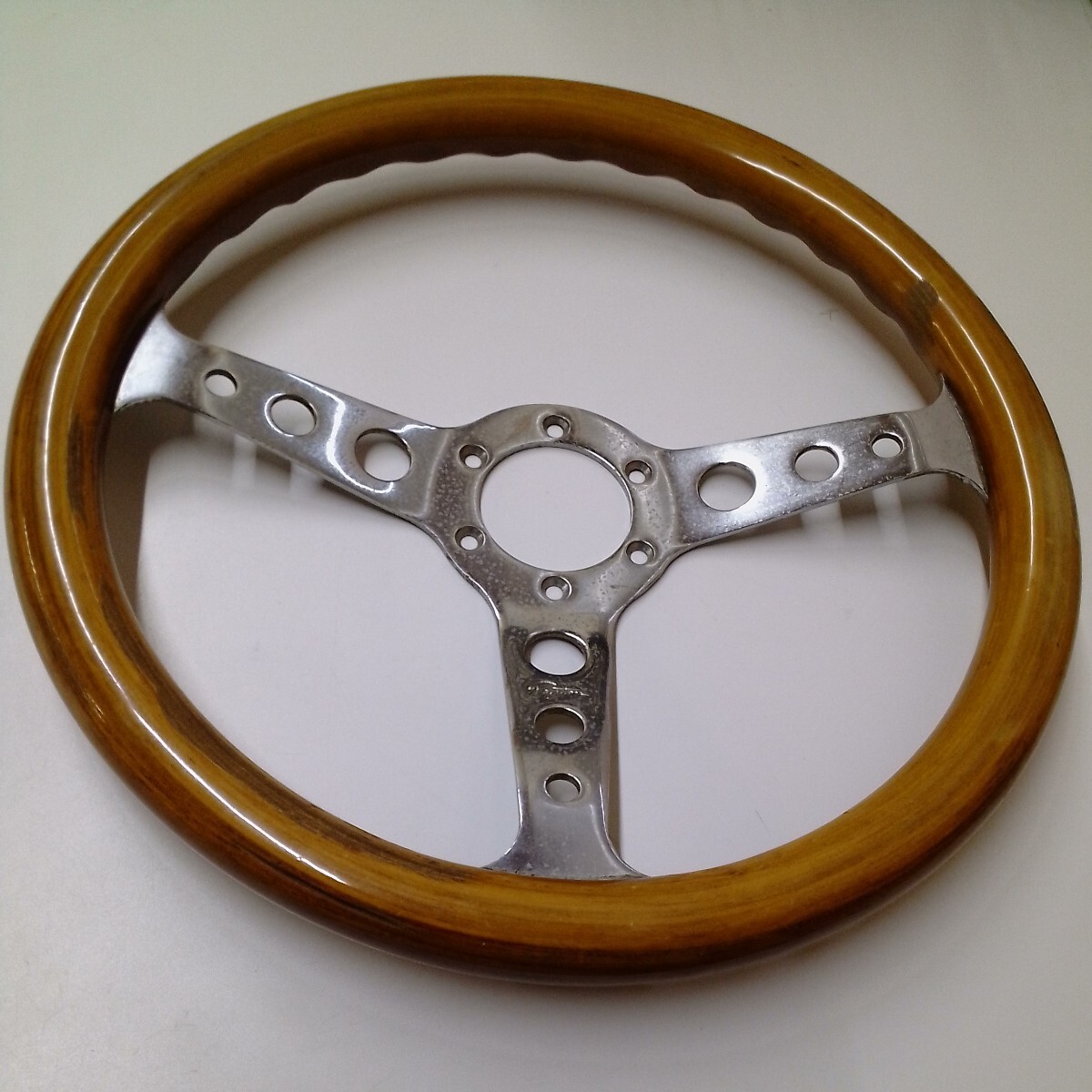 pei ton wooden steering wheel steering wheel that time thing old car [ used ]