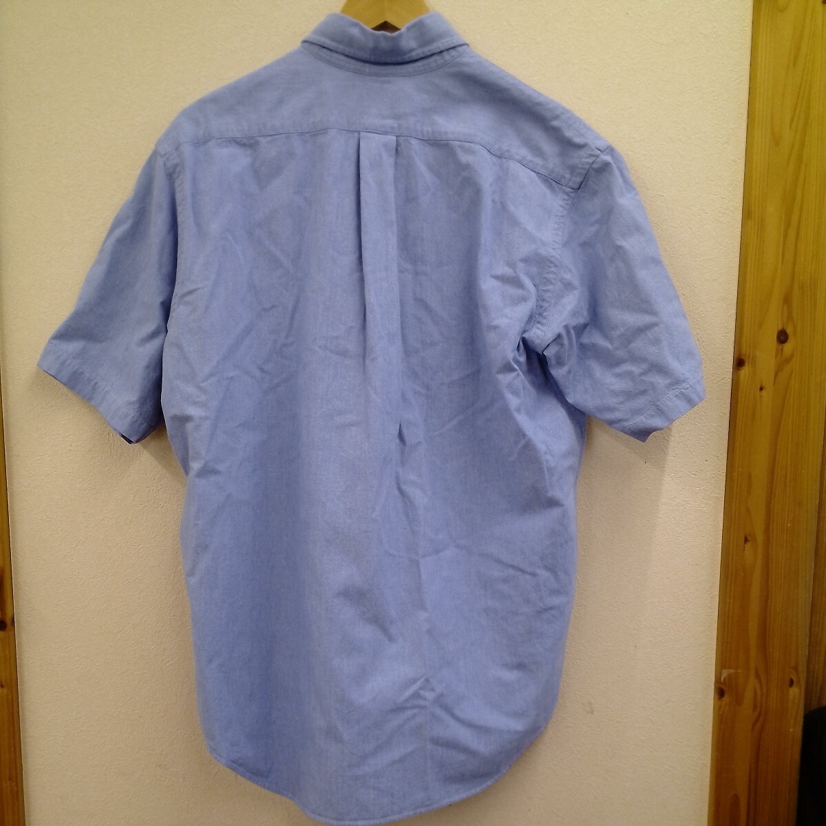 Ralph Lauren Ralph Lauren рубашка с коротким рукавом хлопок б/у одежда мужской S размер свободно .[ б/у ]