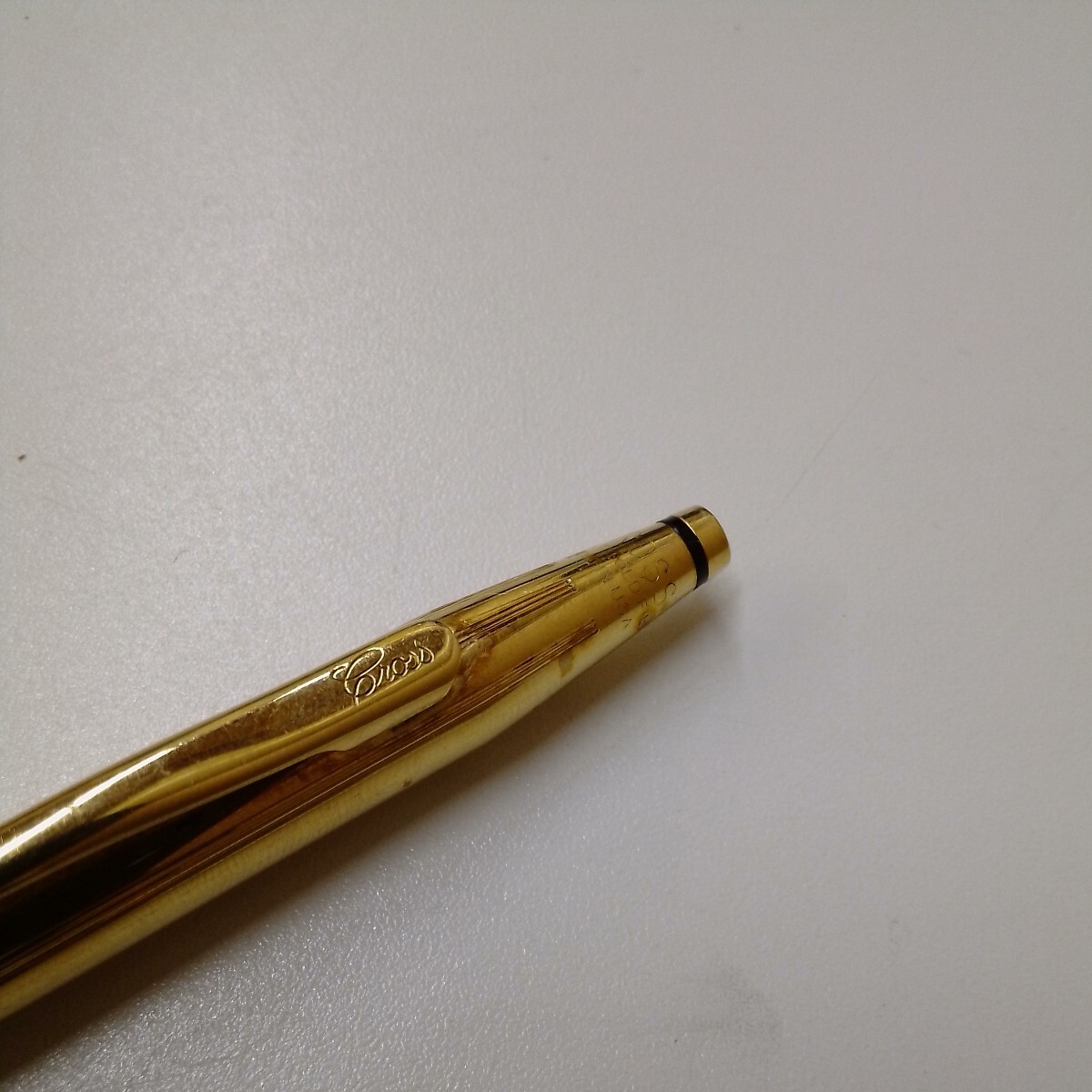 【希少】CROSS クロス ツイスト式ボールペン 1/20 18KT GOLDFILLED USA製【中古】_画像4