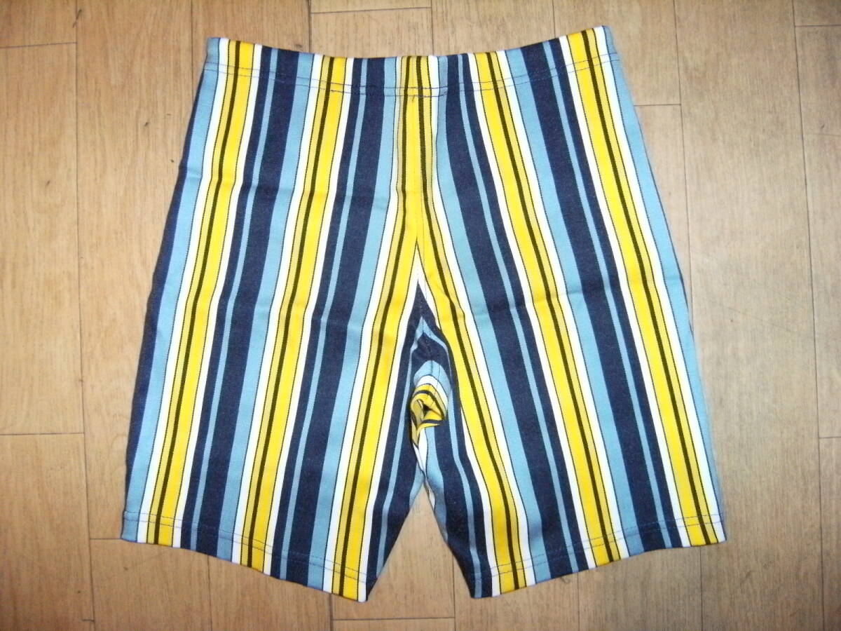 美品★昭和レトロ★70年代★日本製 当時物 ハワイ サーフィン 短パン 海水パンツ 水着 水泳 サーフパンツ★アウトドア ボディボード ゲイ_画像2