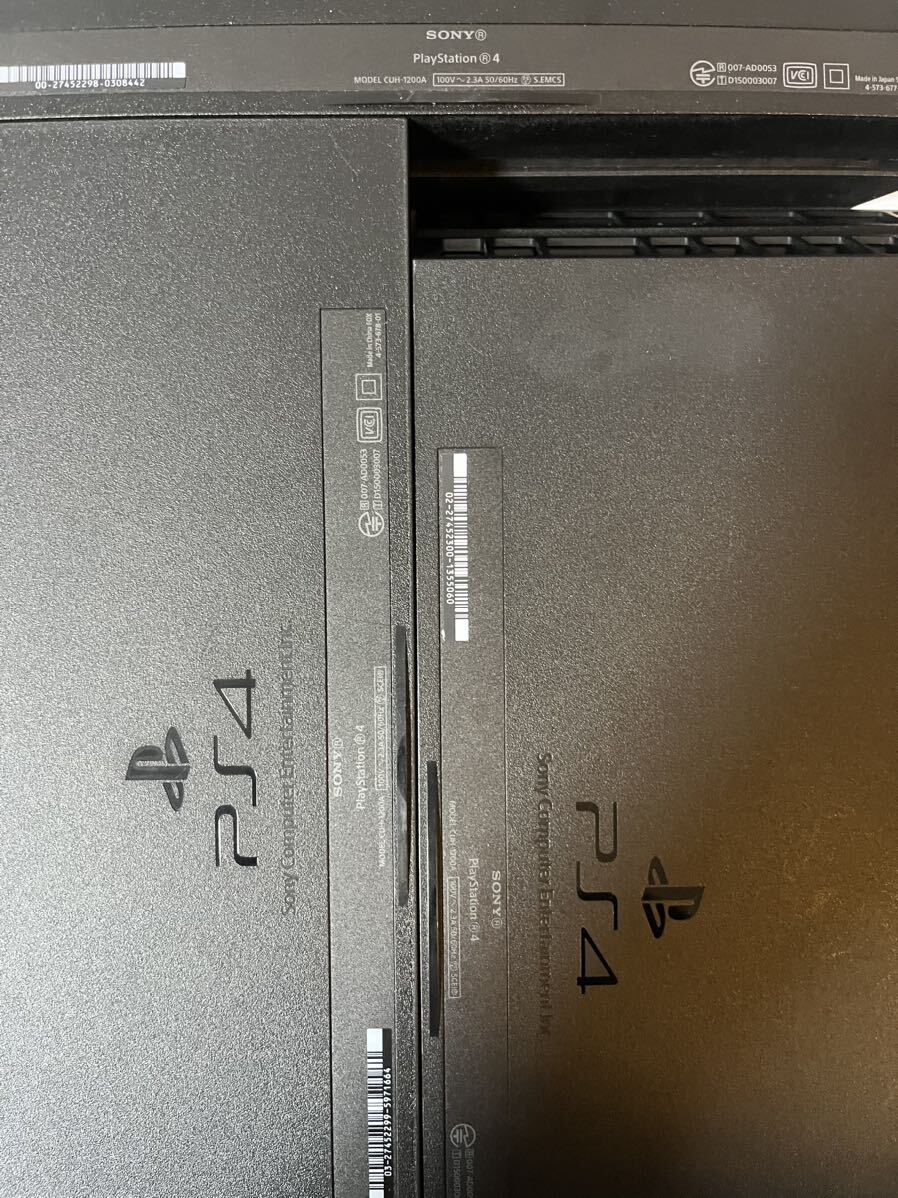 ☆1円～SONY ソニー PlayStation4 cuh 1100 1200ブラック まとめ 10台セット プレステ 動作確認済 動作良好 HDD有りPS4本体 _画像9