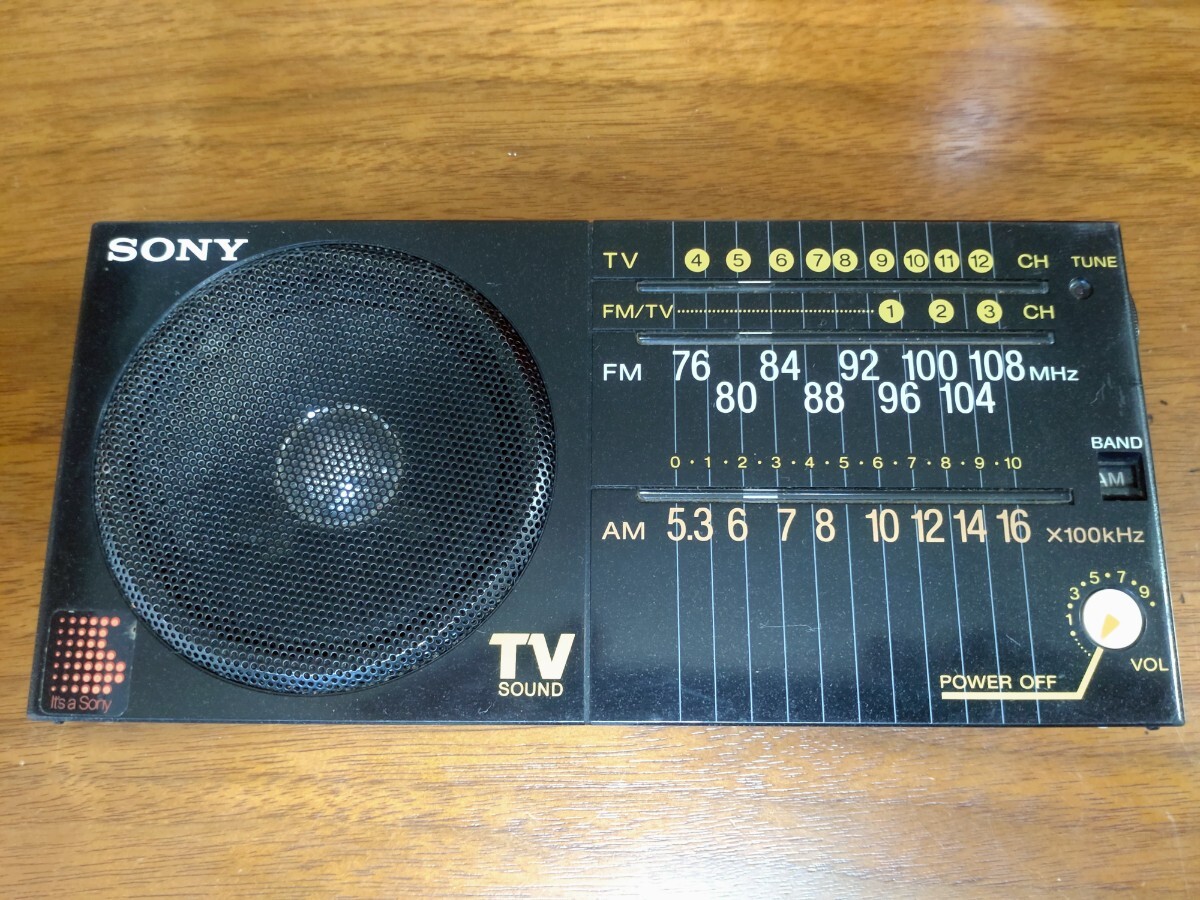 SONY 3バンドラジオ ICF-S28V 中古 【動作確認済み】 ソニー 昭和レトロの画像1