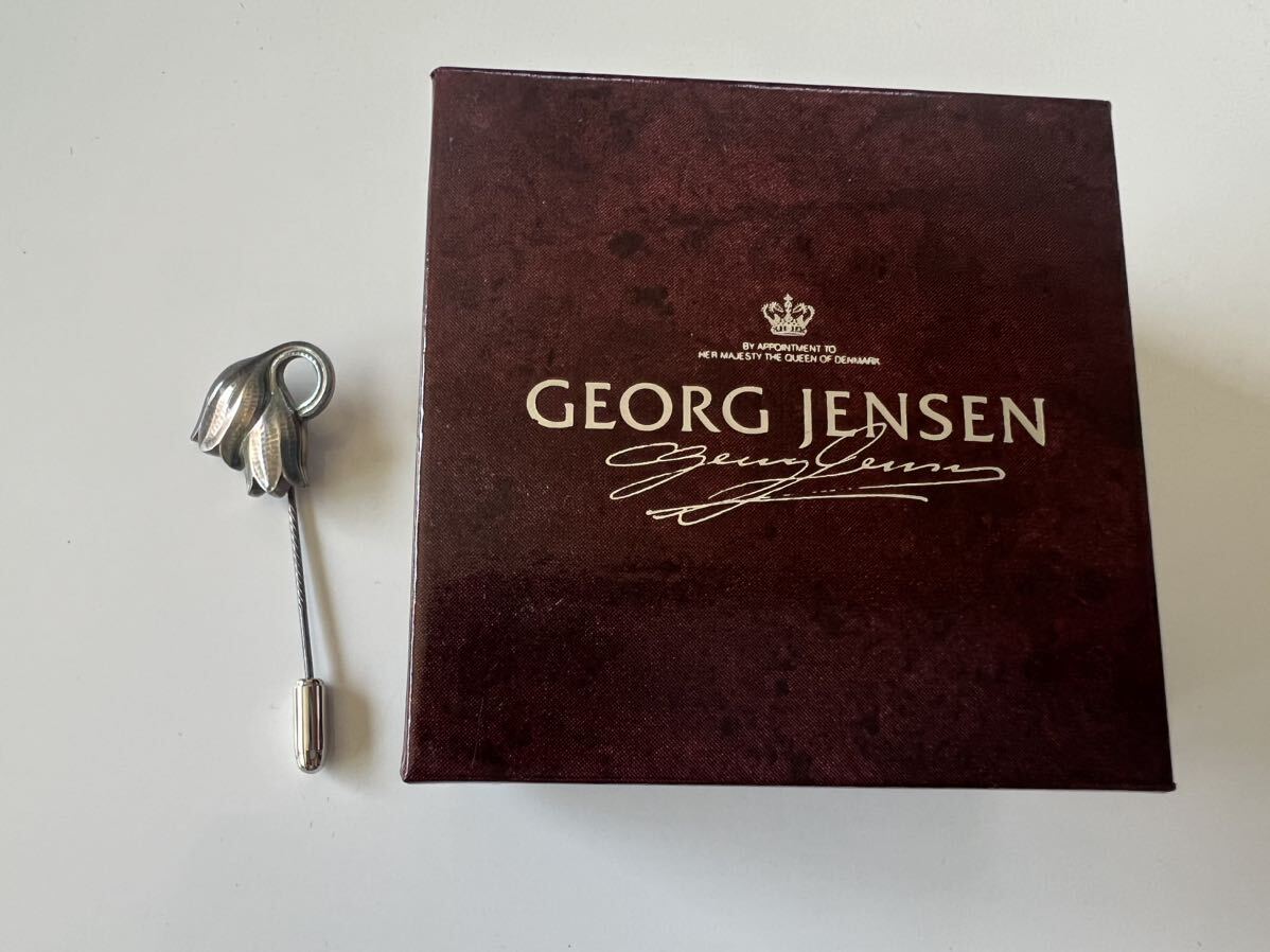 ☆GEORG JENSEN 925S DENMARK 100 ブローチ の画像1