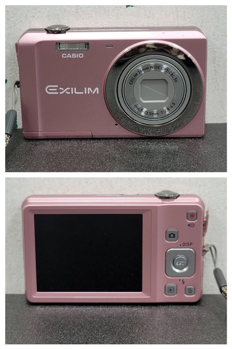 △ CASIO カシオ EXILIM エクシリム コンパクトデジタルカメラ EX-ZS5 ピンク デジカメ(KS5-42)_画像2