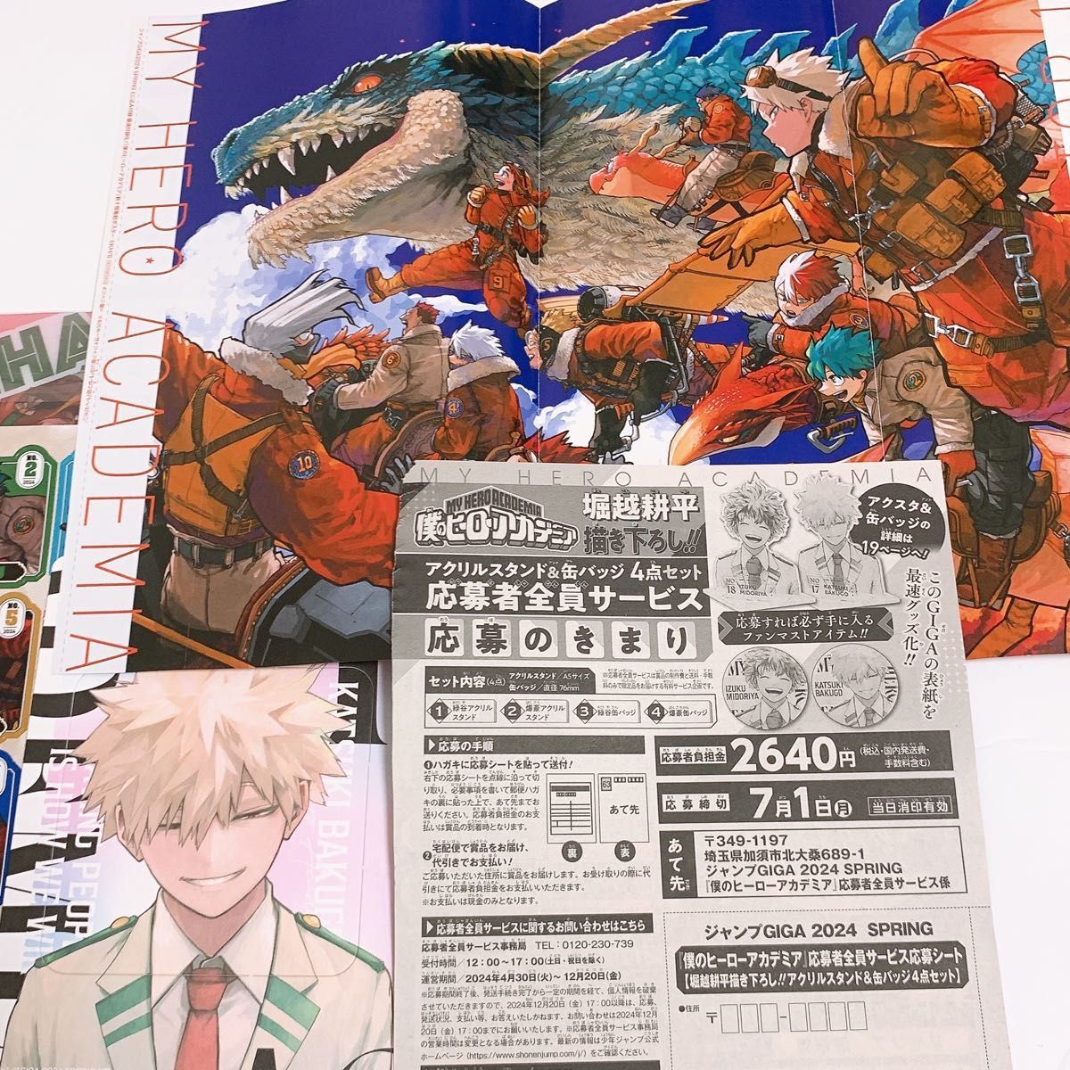 ジャンプ GIGA SPRING 付録 僕のヒーローアカデミア ヒロアカ ジャンプ GIGA SPRING 付録 僕のヒーローアカデミア ヒロアカ