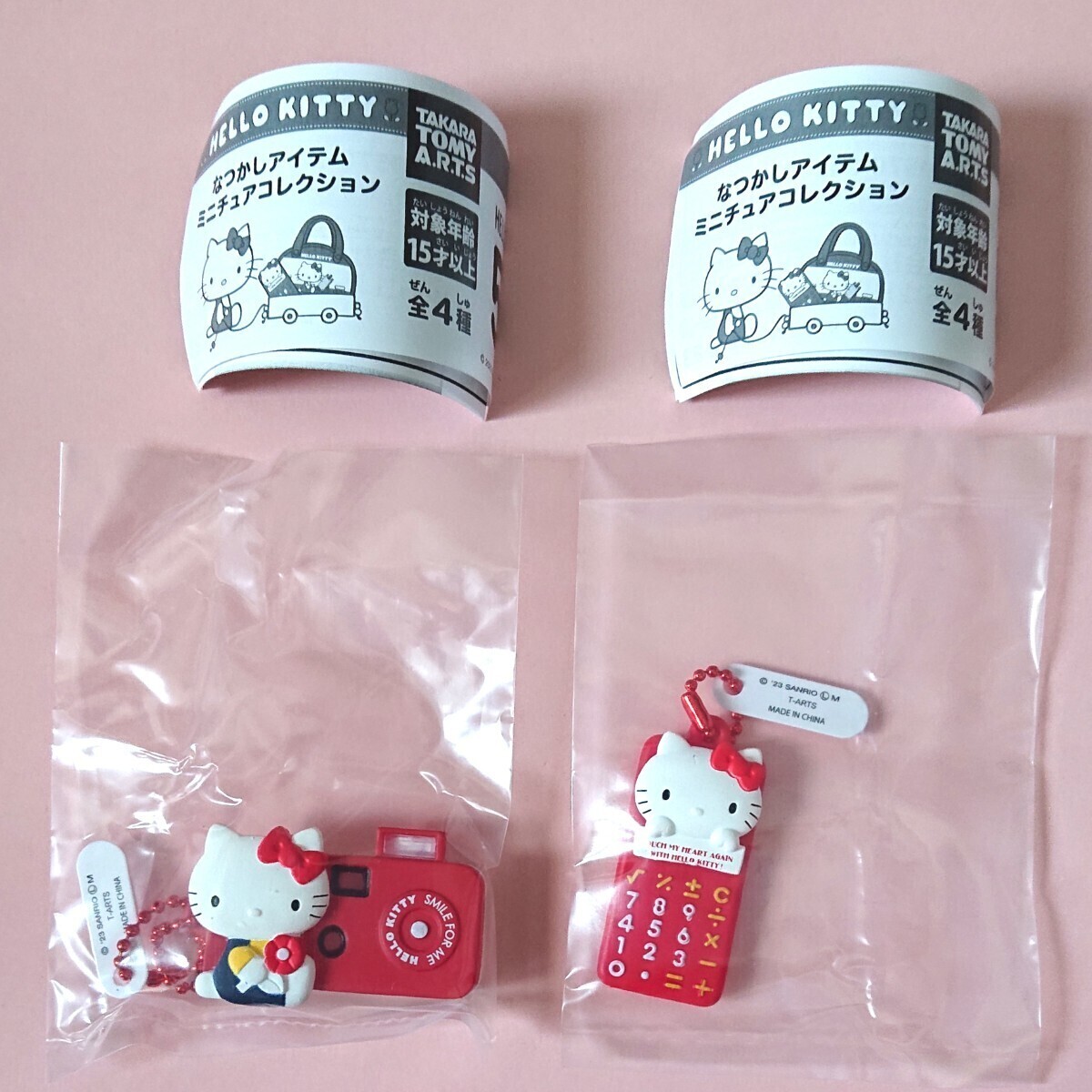  Hello Kitty .... item miniature collection Gacha Gacha camera calculator HELLO KITTY free shipping 