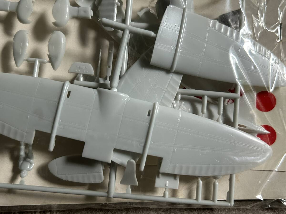 ニチモ 1/72 96艦戦 A5M4 三菱 九六式四号艦上戦闘機 海軍傑作艦上戦闘機 内袋未開封 箱難 〒220円 定形外郵便(追跡補償なし)他_画像5