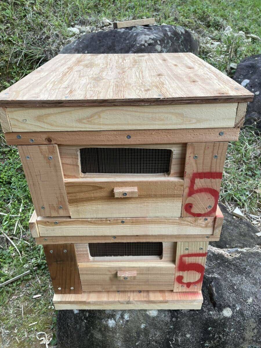養蜂専用巣箱上下セット⑦_画像1
