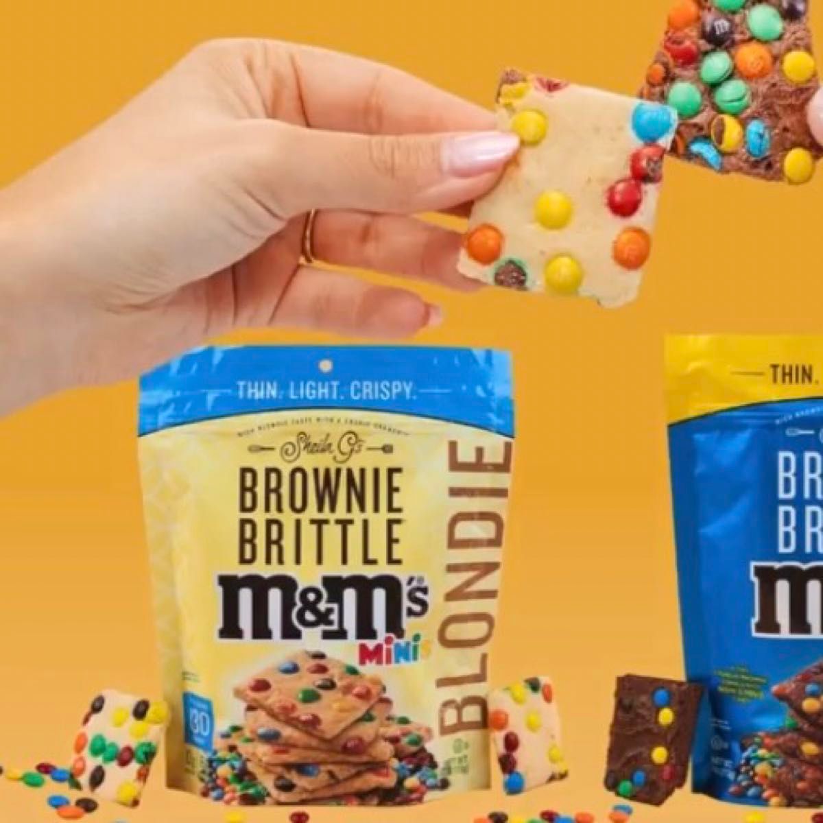 日本未発売 海外 お菓子 m&m's エムアンドエムズ 期間限定 クリスピー ブラウニー クッキー アメリカ 輸入　　海外 菓子