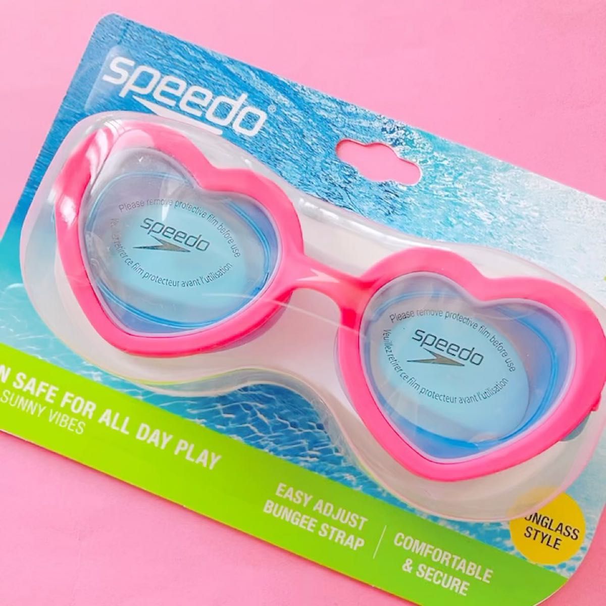 日本未発売 アメリカ Speedo スピード キッズ ハート ゴーグル スイミング プール 水泳 輸入　TARGET 雑貨