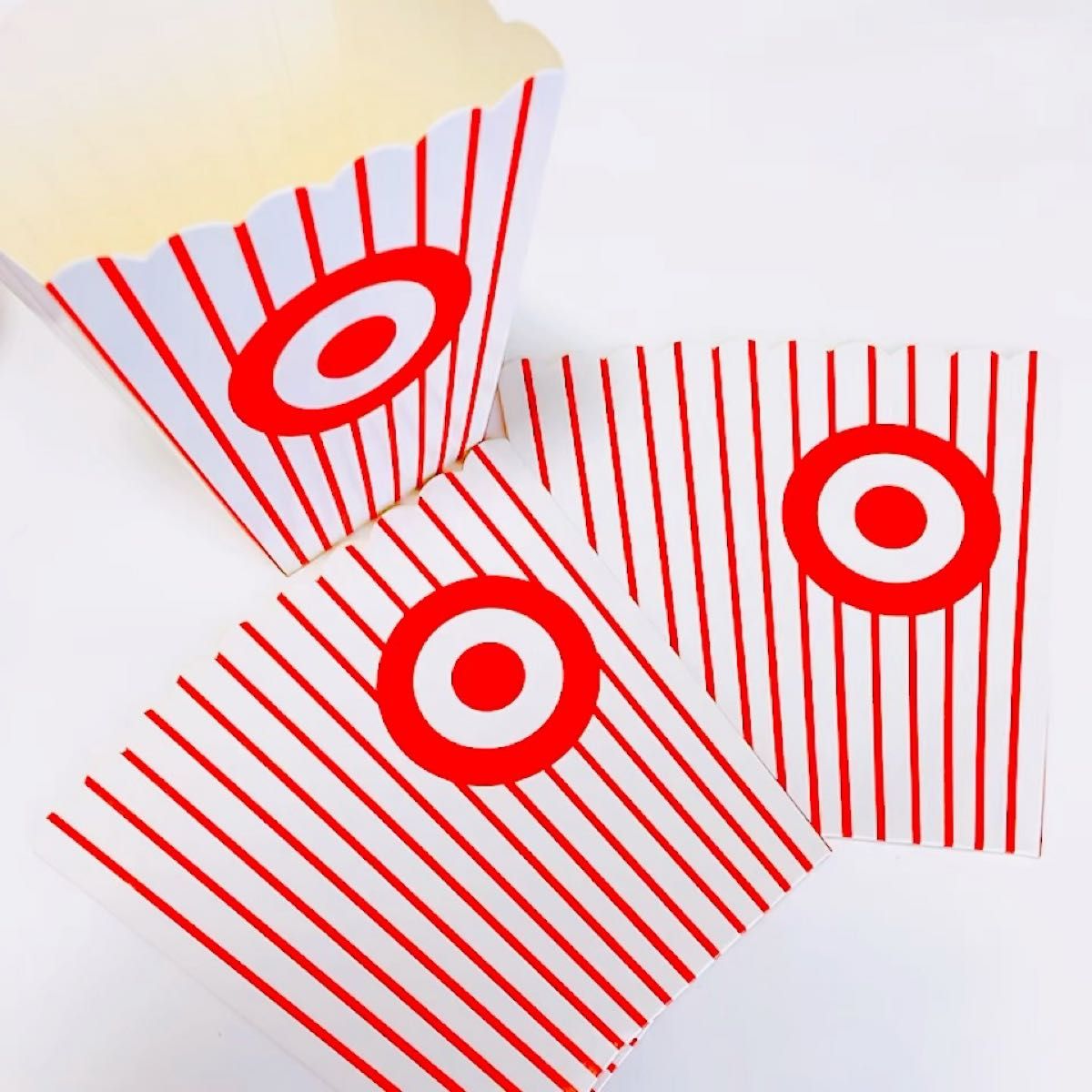 アメリカ スーパーマーケット Target ターゲット ポップコーン BOX ケース 3枚セット 日本未発売 輸入 雑貨
