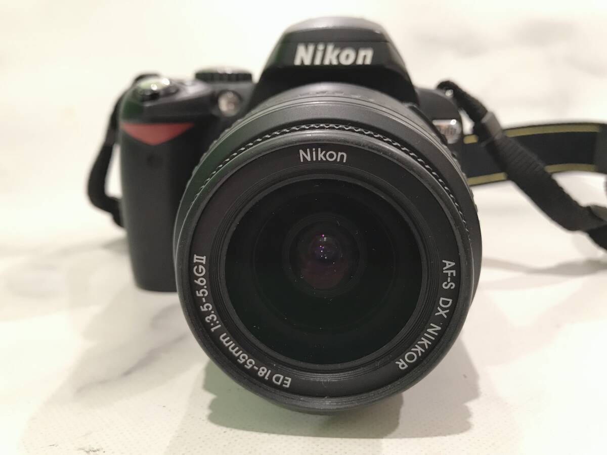 ニコン D40X デジタル一眼レフカメラ レンズセット AF-S DX NIKKOR 18-55mm 1:3.5-5.6G/55-200mm 1:4-5.6G ED Nikon 現状品の画像2