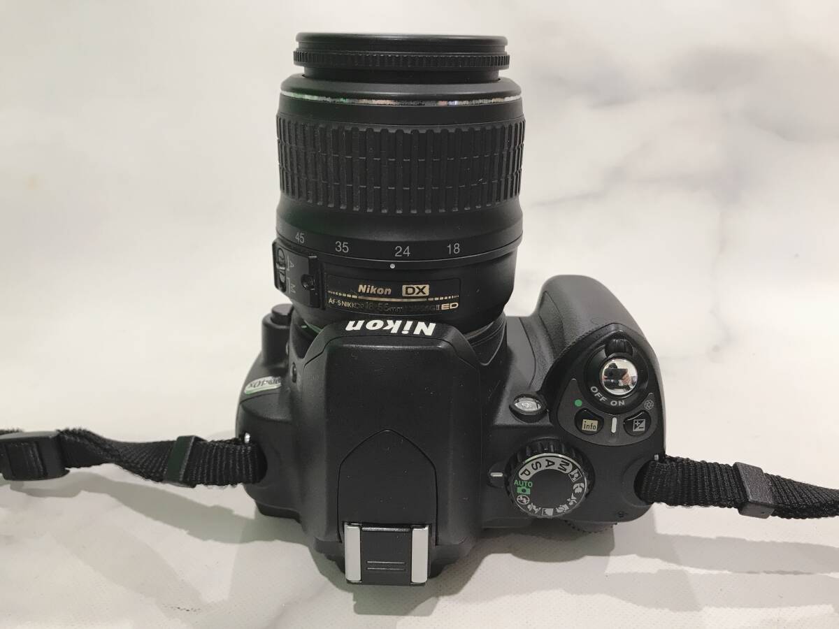 ニコン D40X デジタル一眼レフカメラ レンズセット AF-S DX NIKKOR 18-55mm 1:3.5-5.6G/55-200mm 1:4-5.6G ED Nikon 現状品の画像5