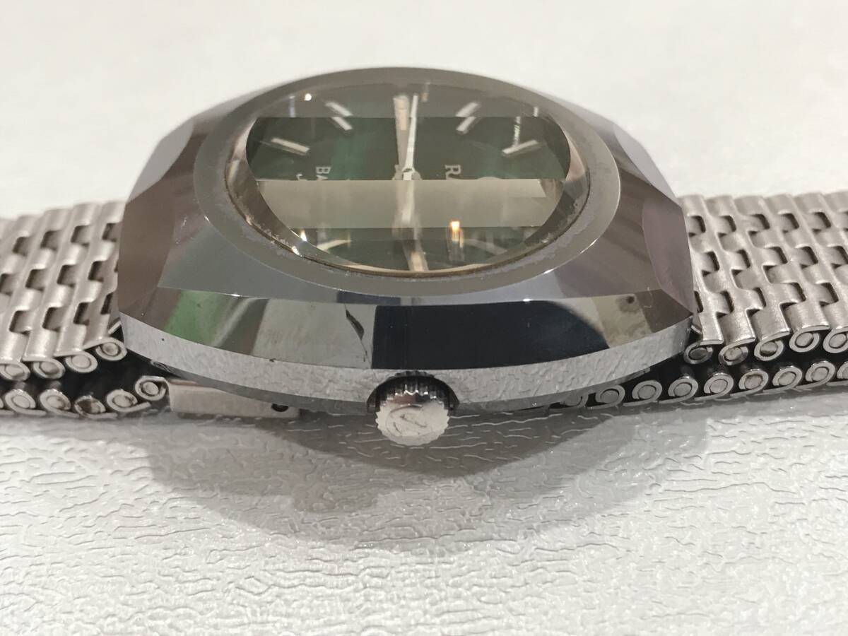 【稼働】RADO BALBOA Aster 腕時計 自動巻き デイト カットガラス グリーン文字盤 ラドー バルボア アスターの画像4