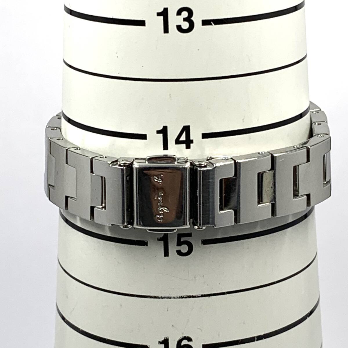 398 agnes b アニエスベー レディース 腕時計 デイト クオーツ式 新品電池交換済 人気 希少_画像7