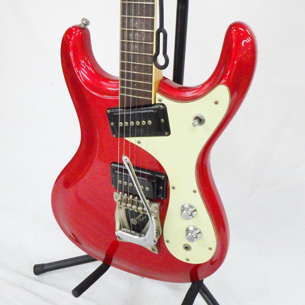 1円〜 Mosrite of california THE Ventures model 黒雲製 日本製 エレキギター 通電確認済み ギター 赤　268-2681532【O商品】_画像3