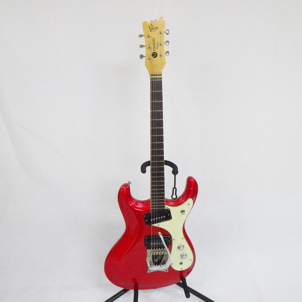 1円〜 Mosrite of california THE Ventures model 黒雲製 日本製 エレキギター 通電確認済み ギター 赤　268-2681532【O商品】_画像1