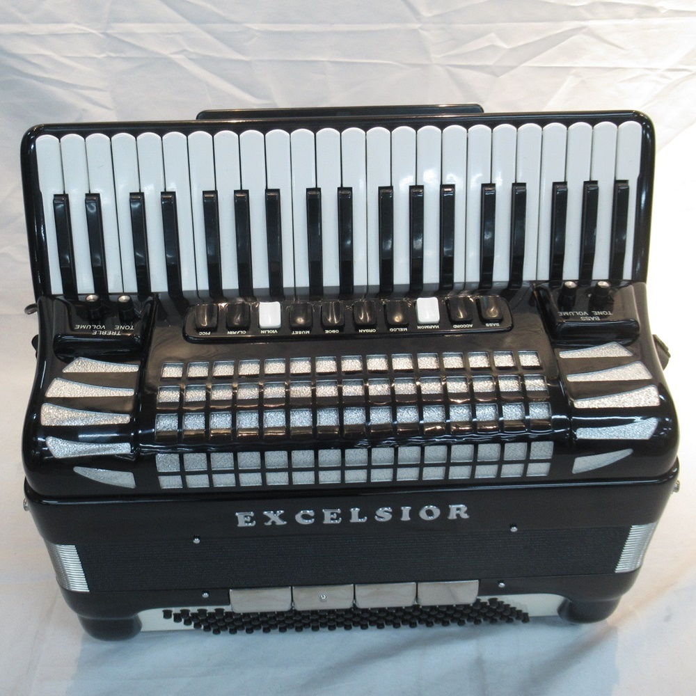 1 jpy ~ EXCELSIOR accordion Mod.911 PROFESSIONAL MODEL Excel si.-* operation not yet verification case attaching keyboard instruments 326-2646771[O commodity ]