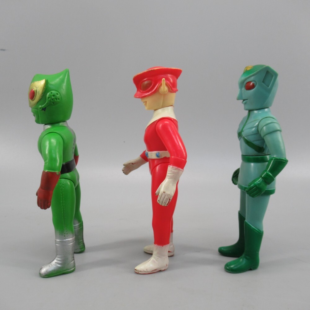 1 иен ~ мак bruma.k Thunder маска красный man Triple Fighter зеленый Fighter Mini sofvi подлинная вещь итого 3 пункт 4-2688748[O товар ]