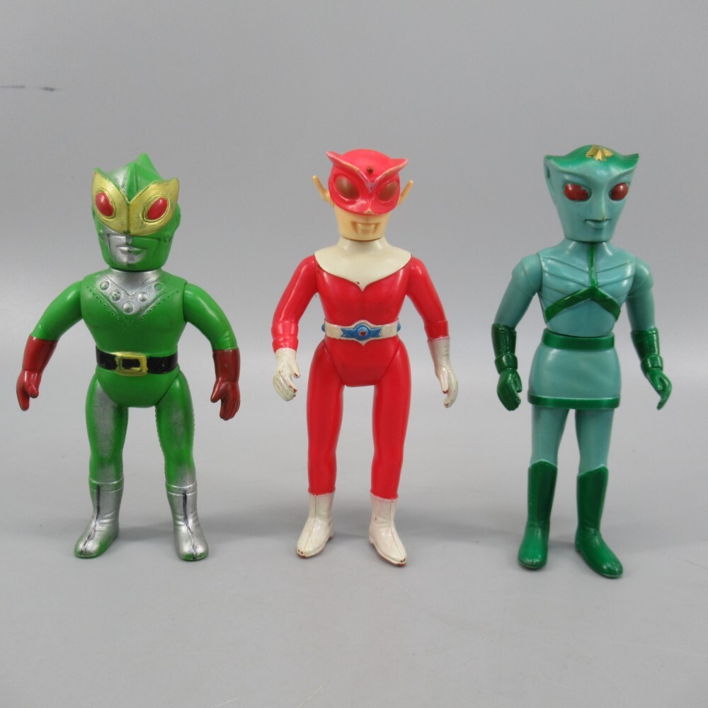 1 иен ~ мак bruma.k Thunder маска красный man Triple Fighter зеленый Fighter Mini sofvi подлинная вещь итого 3 пункт 4-2688748[O товар ]