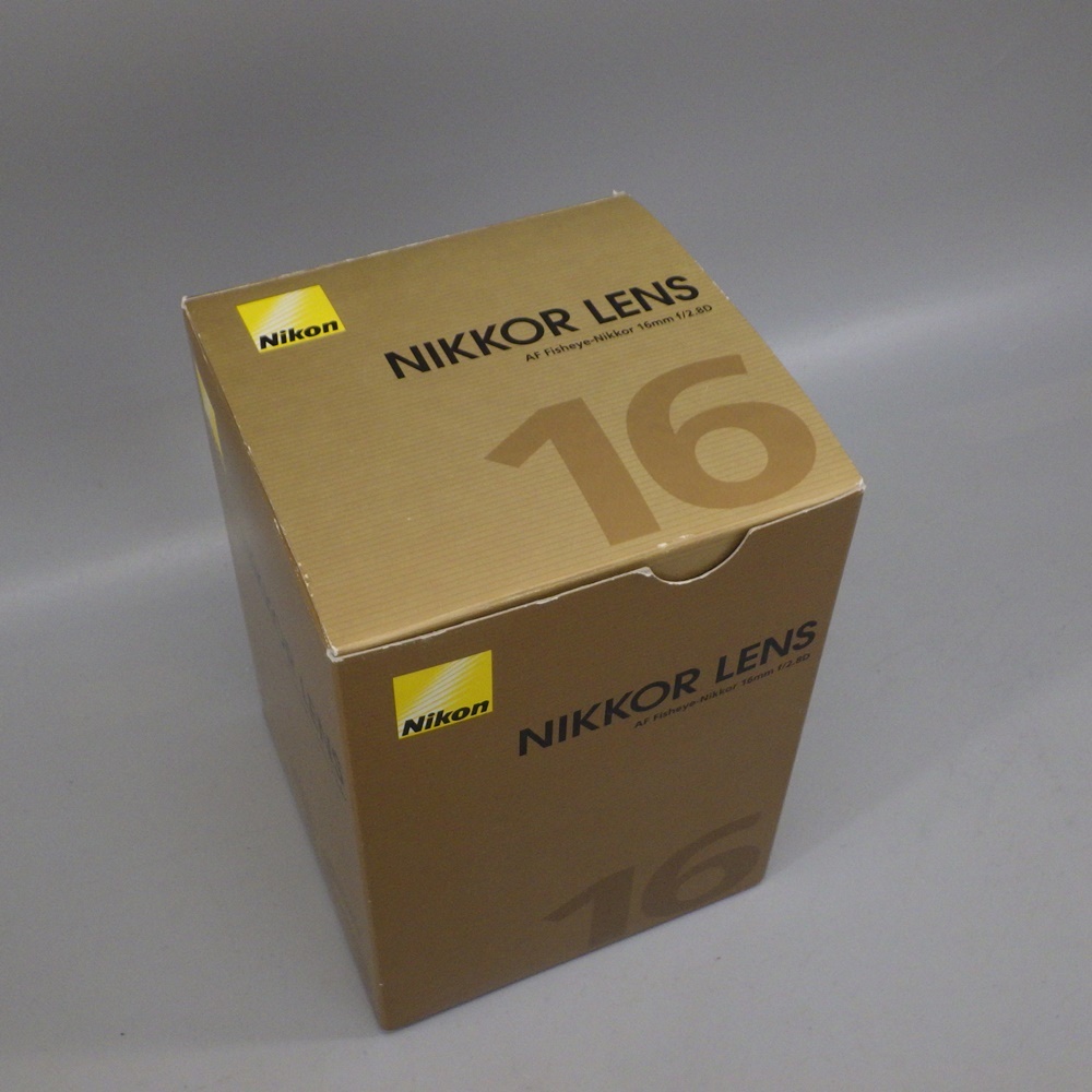 1円〜 Nikon ニコン AF Fisheye-Nikkor 16mm f/2.8D ※動作未確認 現状品 箱付き レンズ 331-2715074【O商品】_画像10
