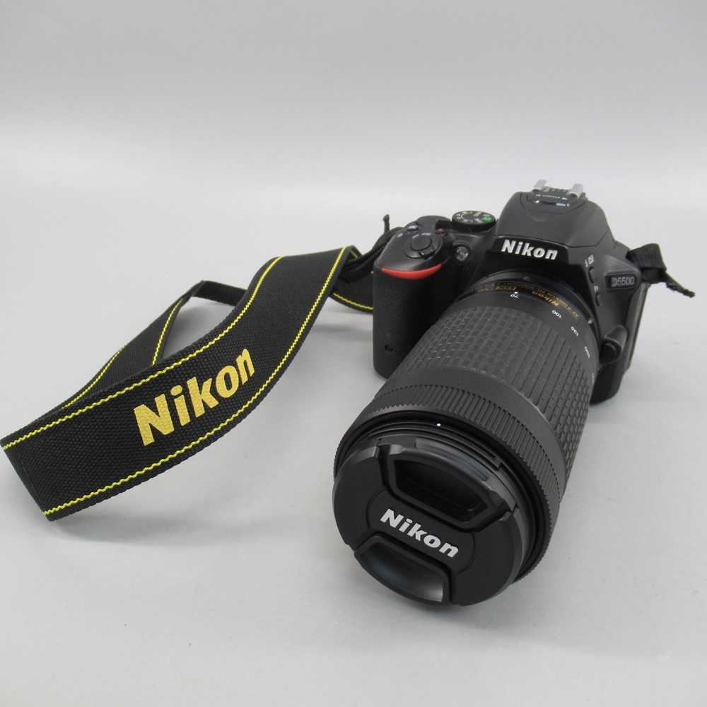 1 jpy ~ Nikon D5500*AF-P DX Nikkor 70-300mm F4.5-6.3G ED VR * operation not yet verification camera 260-2716005[O commodity ]