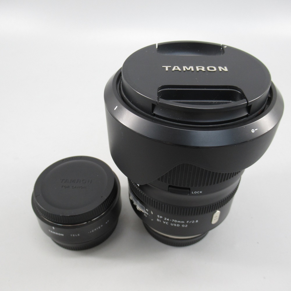 1 jpy ~ TAMRON SP 24-70mm F2.8 Di VC USD G2*TELE CONVERTER 4X camera lens * operation not yet verification 261-2716679[O commodity ]