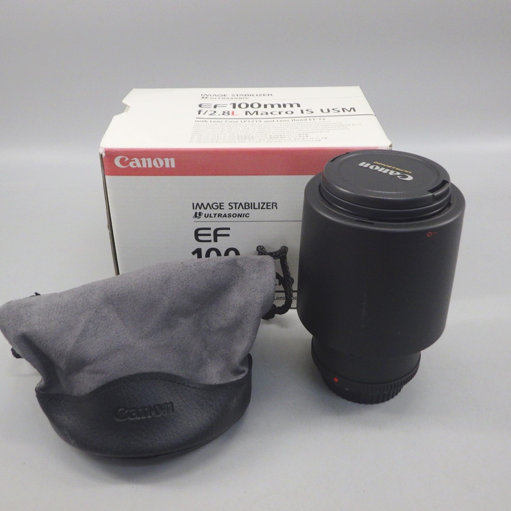 1円〜 Canon キヤノン EF 100mm f/2.8L Macro IS USM ※動作確認済 現状品 レンズ 325-2718242【O商品】_画像1