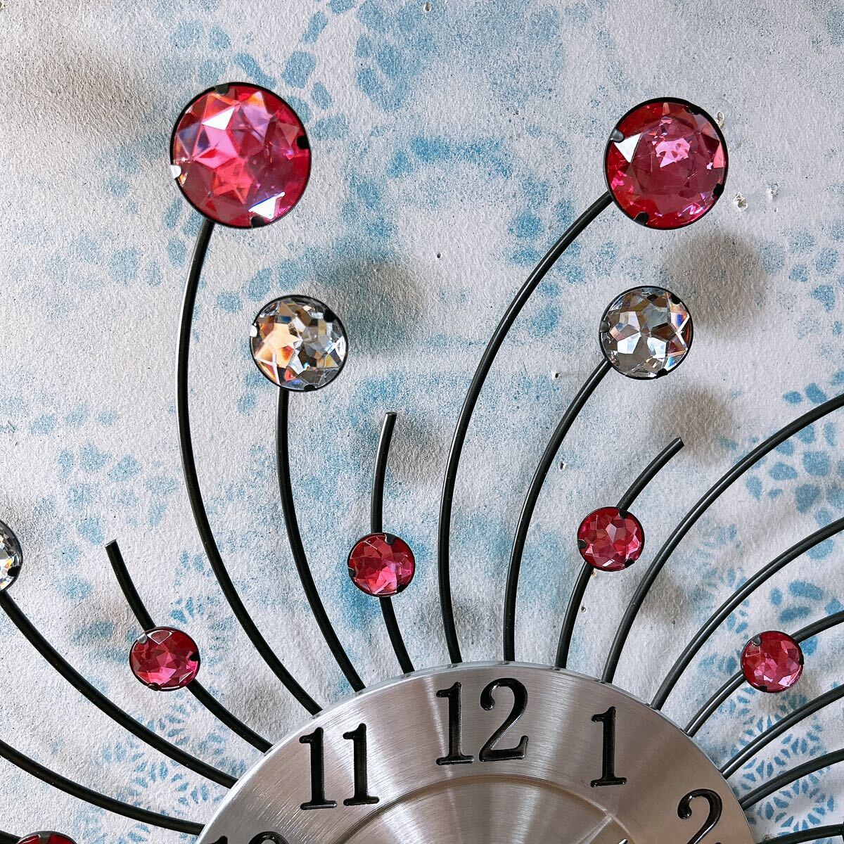 インテリア雑貨 ファッション時計 デザインウォールクロック pink ウォールデコ 壁掛け時計 #Design Wall Clock #店舗什器 