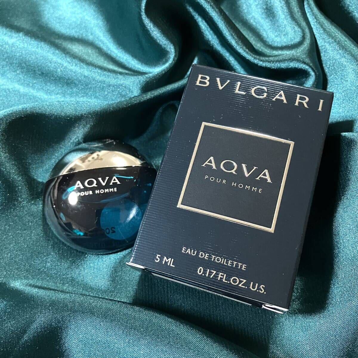  BVLGARY BVLGARI aqua AQVA pool Homme 5mlo-doto crack perfume fragrance Mini size trial almost new goods 