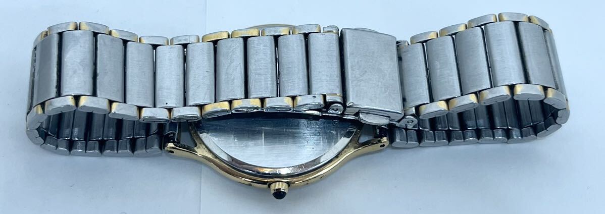 SEIKO DOLCE 5E61-0A20 クォーツ メンズ 腕時計 セイコー ドルチェ シェル文字盤 ローマン文字盤 電池切れ、動作未確認_画像4