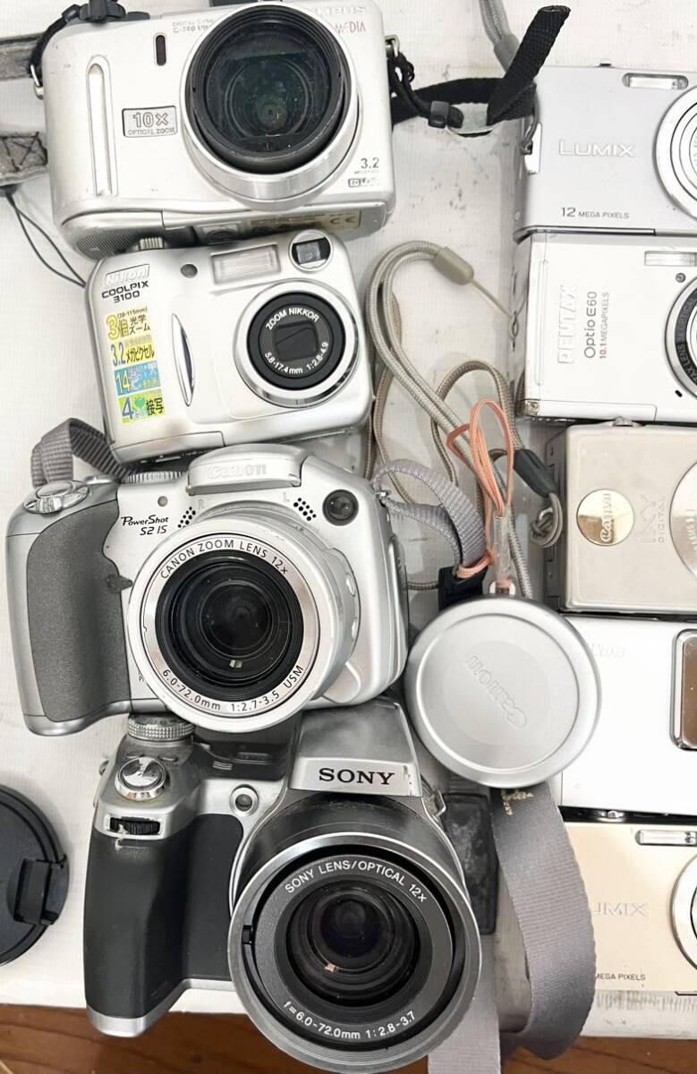 デジタルカメラ 14台　まとめNikon Canon SONY オリンパス　など　デジカメ　まとめて　IXY COOLPIX 等_画像2