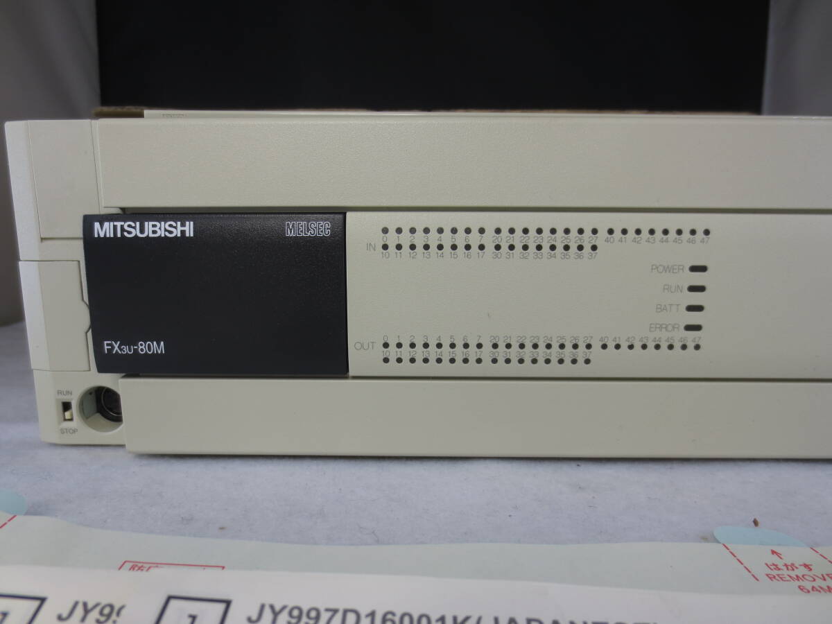 [70817] не использовался Mitsubishi Electric MITSUBISHIsi- талон saFX3U-80MR/ES 2012 год производства 