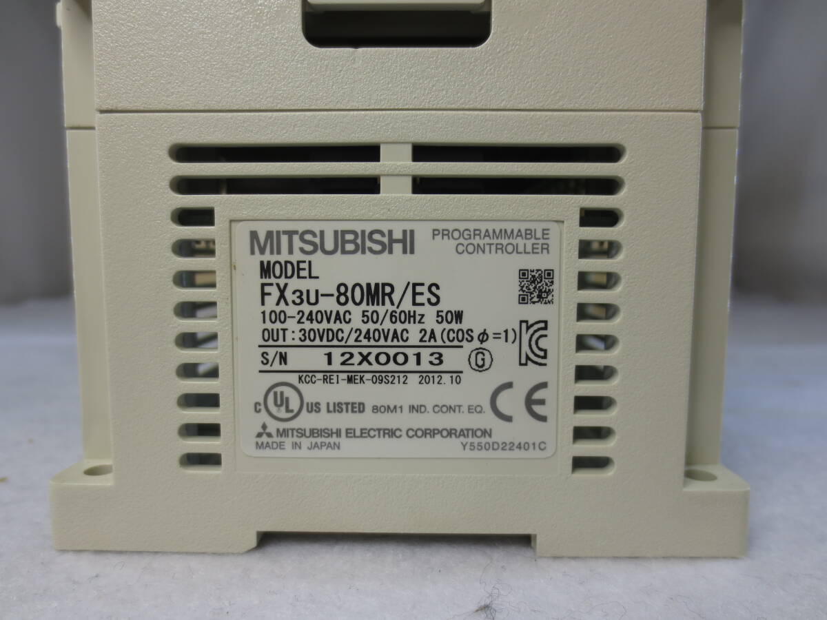 [70817] не использовался Mitsubishi Electric MITSUBISHIsi- талон saFX3U-80MR/ES 2012 год производства 