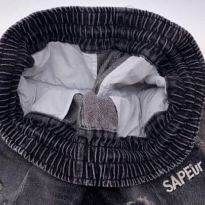 即決 SAPEUR VINTAGE DENIM TRACK PANTS BLACK Lサイズ 正規 即決 SAPEUR VINTAGE DENIM TRACK PANTS BLACK Lサイズ 正規