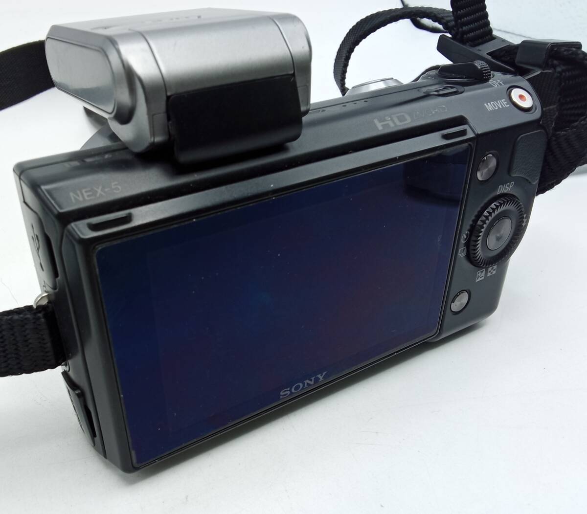EE104*< electrification / operation / precision not yet verification > digital camera Junk SONY Sony a NEX-5A lens E16mm F2.8 / E 18-55mm F3.5-5.6 present condition goods *