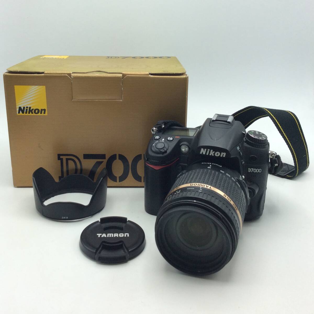 RR24♪＜通電確認済み＞デジタルカメラ Nikon ニコン D7000 18‐270ｍｍ Ｆ/3.5‐6.3 箱 レンズフィルター 保証書付き 現状品 ジャンク品♪_画像1