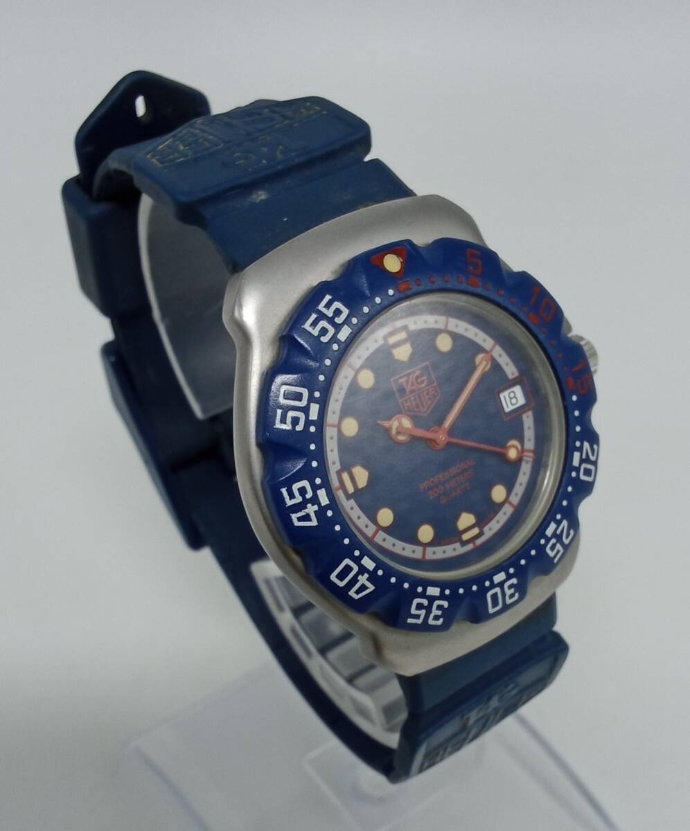 MM34♪＜QZ/不動＞腕時計 TAG HEUER タグ ホイヤー フォーミュラ1 WA1210 クォーツ デイト 純正ベルト 現状品♪_画像2