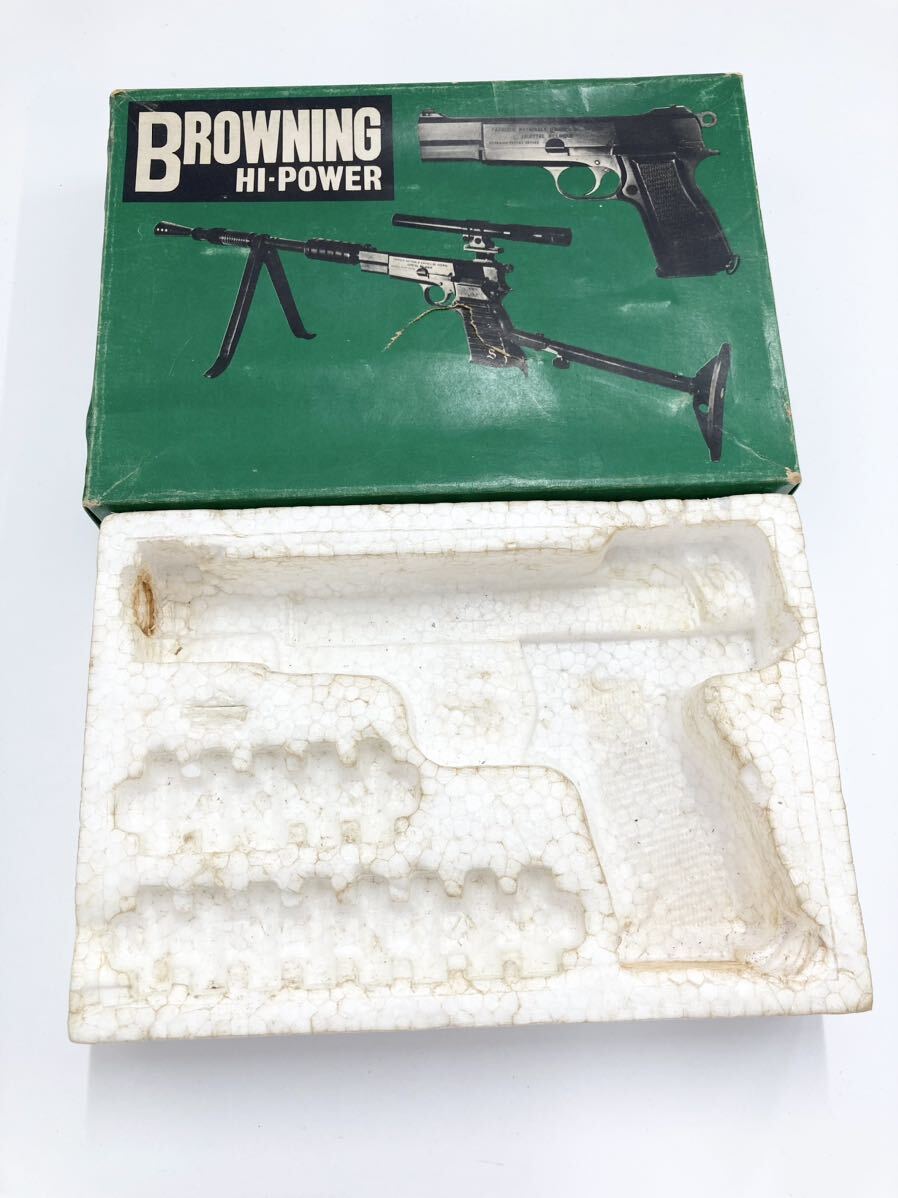  model gun empty box BROWNING-POWER middle rice field empty box only 