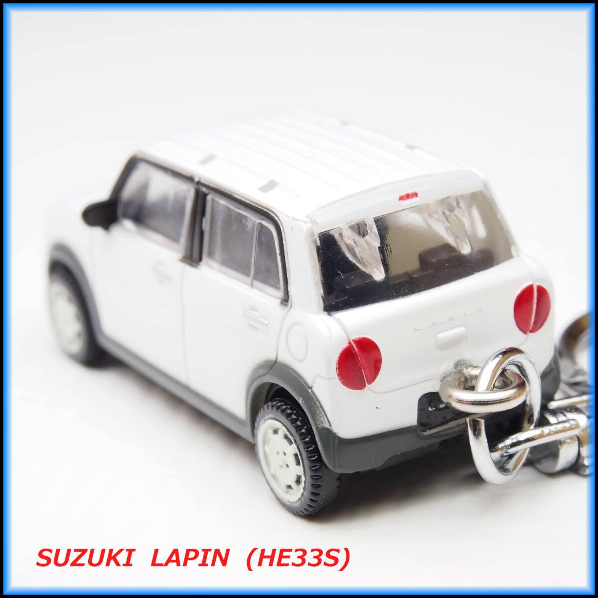 スズキ ラパン HE33S ミニカー ストラップ キーホルダー マフラー スポイラー ホイール リップ 車高調 バンパー グリル シート ミラー_画像2