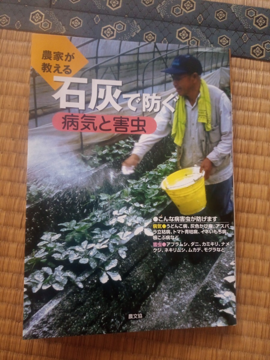 農文協 農家が教える石灰で防ぐ病気と害虫 本 書籍_表紙