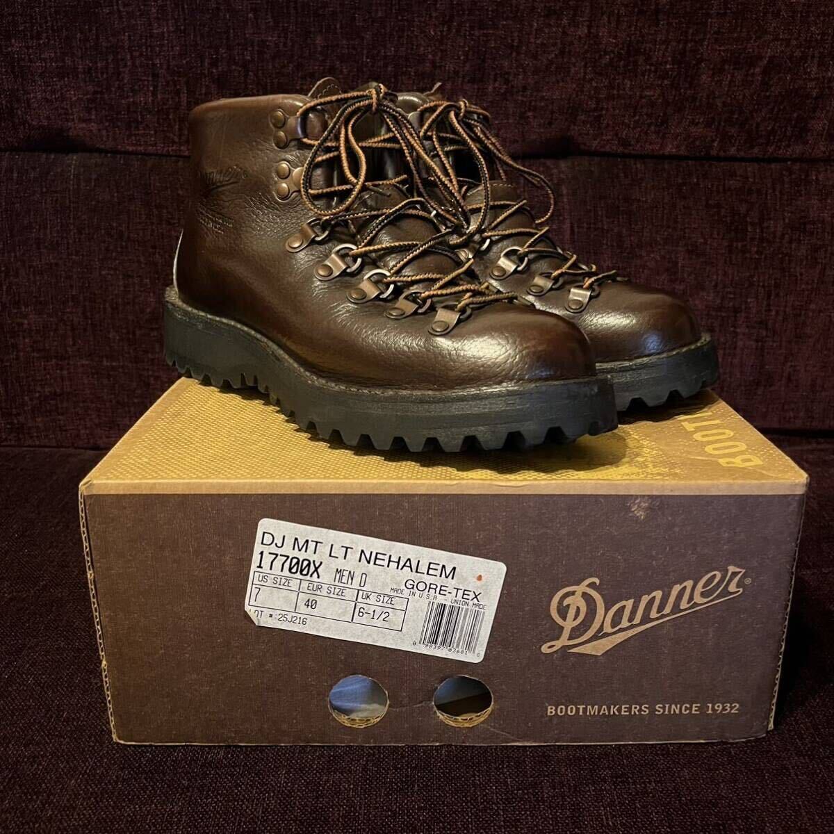 美品 箱有 NEHALEM 17700X 【7D】 25〜25.5㎝ ネハレム マウンテン ライト ブーツ 7.5 30457 30440 DANNER LIGHT ダナー 限定 MT HOODの画像1