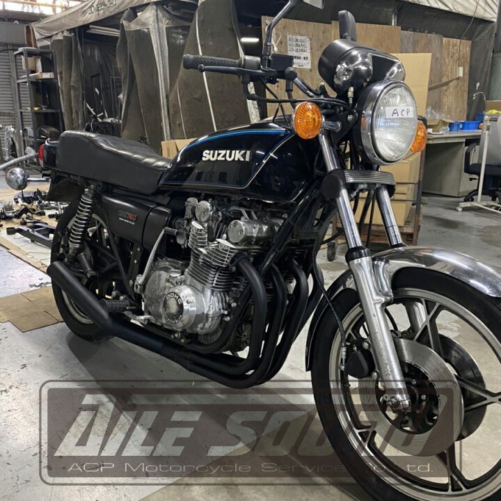 GS750 エルサウンド ショート管 ブラック マフラー　新品！国内生産！_画像2