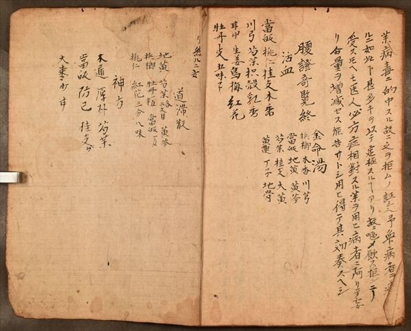 腹證奇覧 医学 写本 医学書 図入 江戸時代 33丁 和本 古文書_画像5