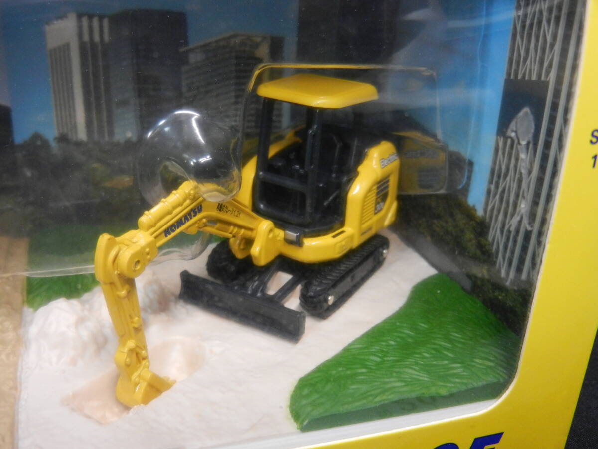  Komatsu not for sale minicar 2 box WX22H load hole dump G40. earth machine PC30E Mini shovel boxed KOMATSU