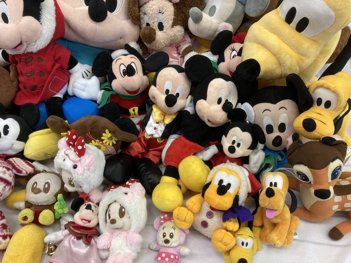 ★◆【ジャンク】ディズニー ぬいぐるみ 大量セット ミッキー ミニー グーフィ グーフィ プルート タグ付き有 Disney 2個口160サイズ×2の画像9