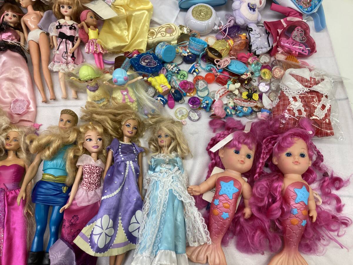 **[ Junk ] woman toy large amount set goods anime Precure Barbie Licca-chan Jenny other doll metamorphosis 140 size 